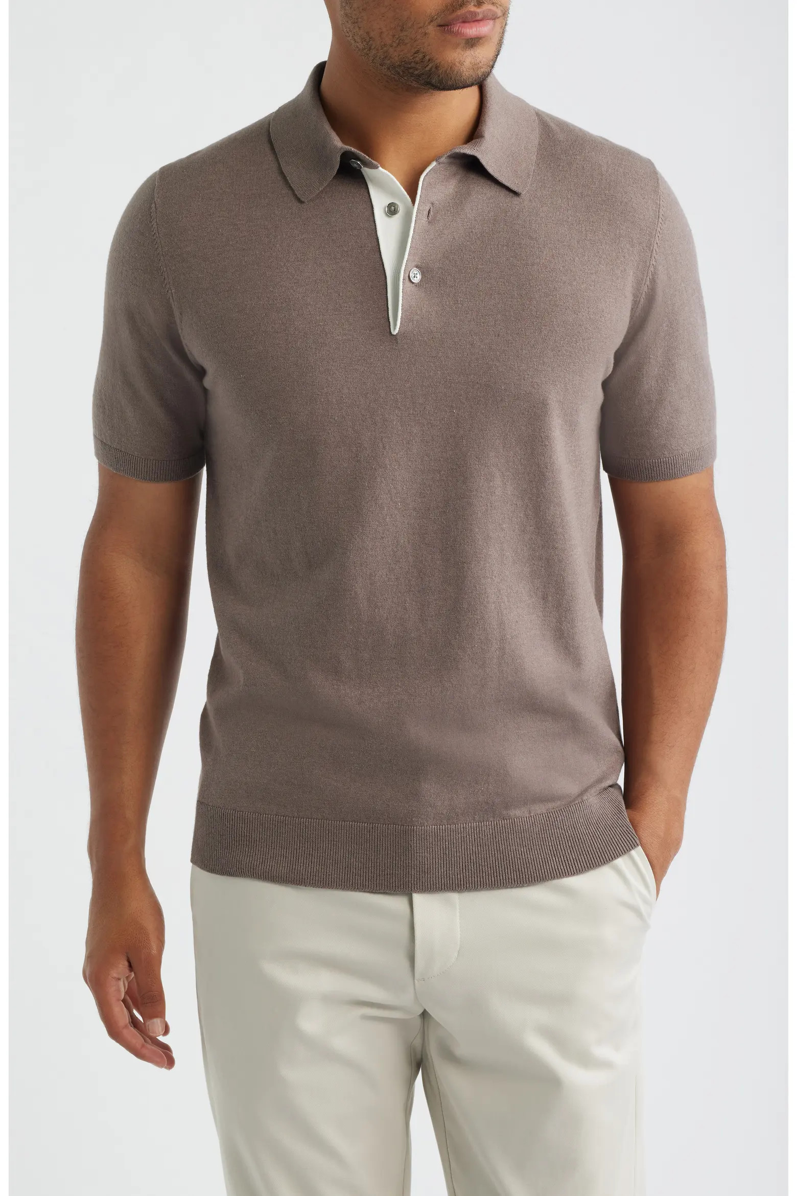 Finch Short Sleeve Linen & Cotton Polo Sweater (Men) | Nordstrom | Nordstrom
