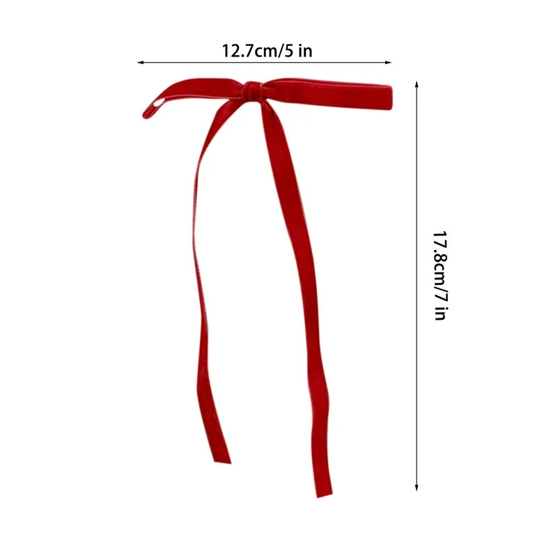 Twfbrm 24 Pcs Velvet Christmas Bows for Christmas Tree Rustic Crafts Gift Bows Vintage Velvet Rib... | Walmart (US)