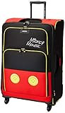 American Tourister Disney Softside Luggage with Spinner Wheels, Mickey Mouse Pants, Checked-Large 28 | Amazon (US)