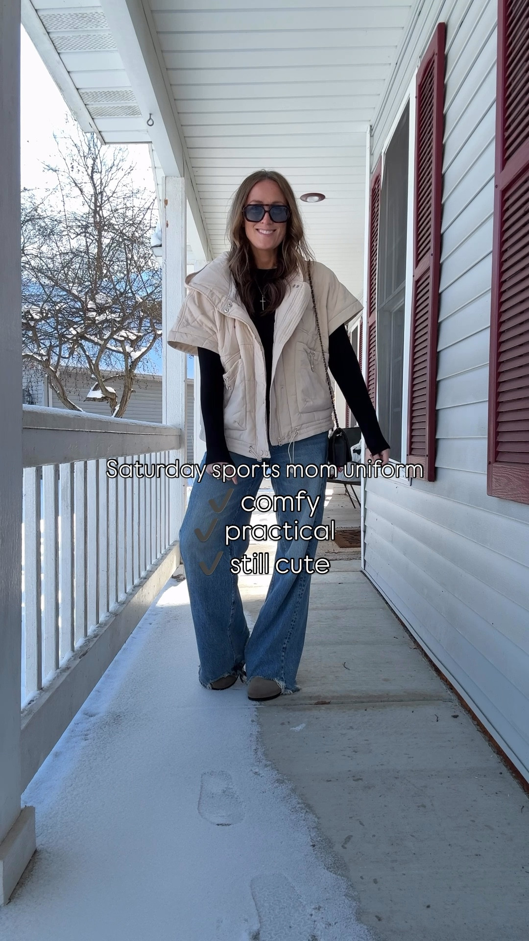 1/18/25 ✨ Top is a small. Vest is a medium. 

Everyday outfits. Easy outfits. Easy outfit ideas. Neutral basics. Winter outfits. Winter outfit idea. Casual outfits. Basic mom outfit. Casual outfit idea. Casual outfit. Everyday outfit. Mom outfit. Street style. Casual mom outfit. Amazon fashion. Sports mom outfits. Sports mom outfit idea.

#LTKootd #LTKFindsUnder100 #LTKOver40