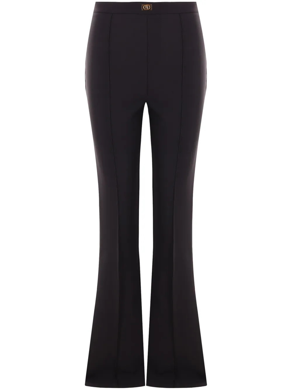 Elisabetta Franchi Ausgestellte Hose | Schwarz | FARFETCH DE | Farfetch Global