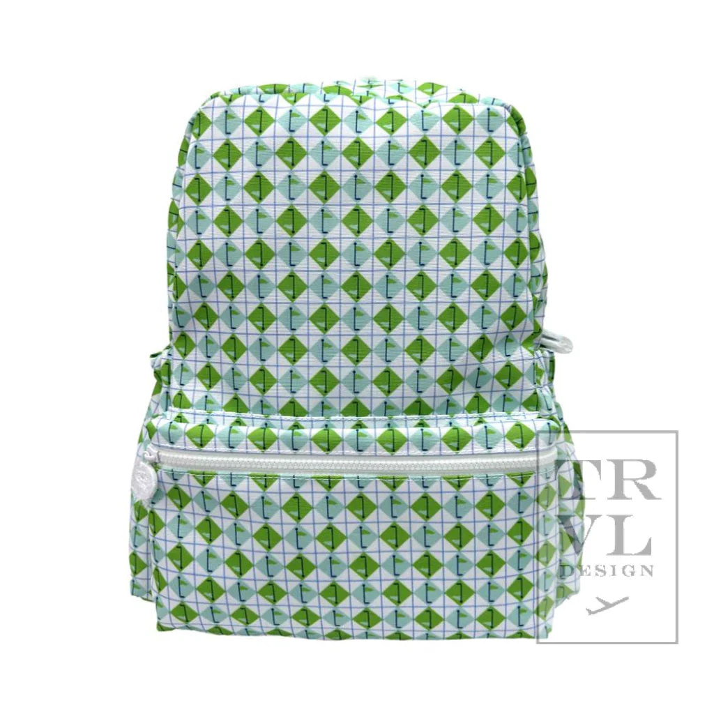 BACKPACKER - BACKPACK TEE TIME AQUA GREEN DIAMOND *NEW! | TRVL DESIGN