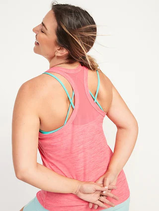 Breathe ON Mesh-Racerback Tank Top for Women | Old Navy (US)