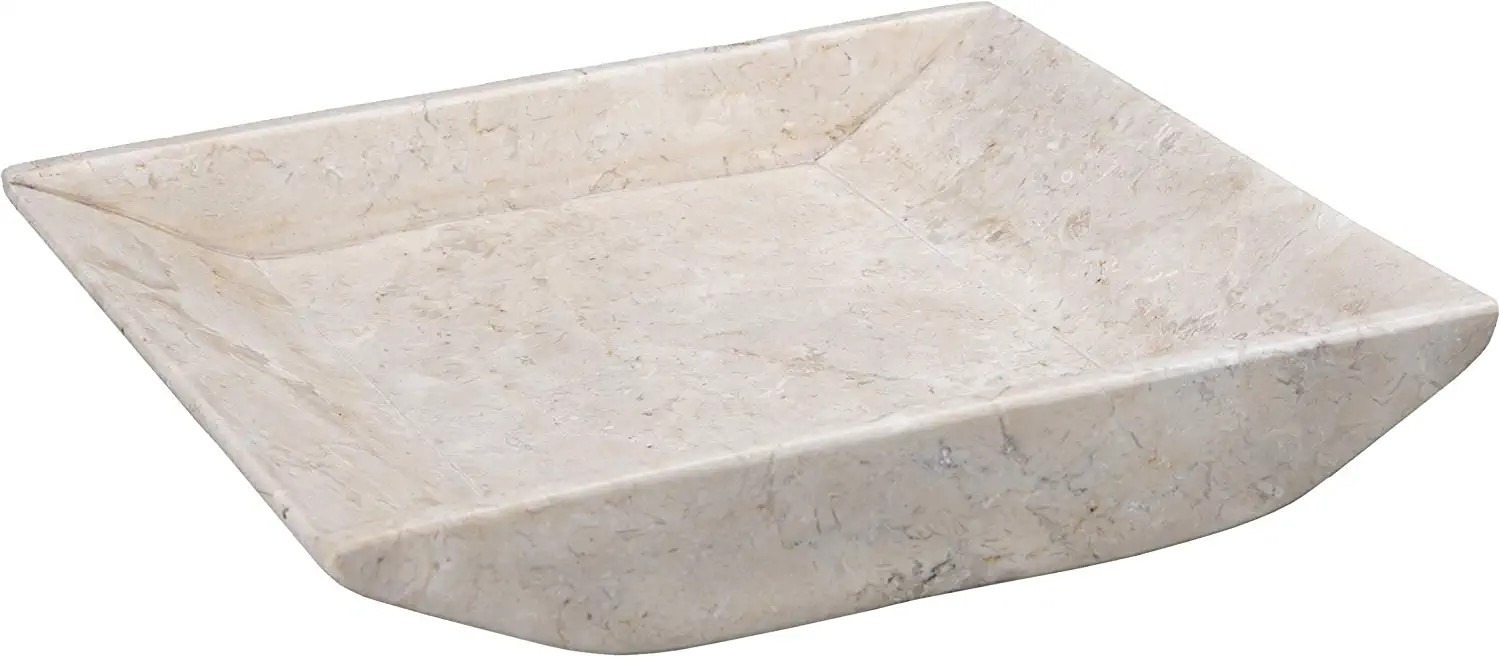 Creative Home Champagne Marble Square Boat Tray | Amazon (US)