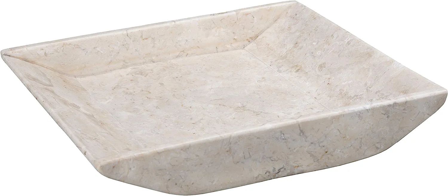 Creative Home Champagne Marble Square Boat Tray | Amazon (US)