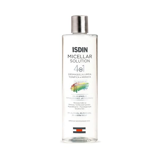ISDIN Micellar Solution, 4 in 1 Makeup Remover, Cleanser, Hydrating Toner - Suitable for Sensitiv... | Amazon (US)