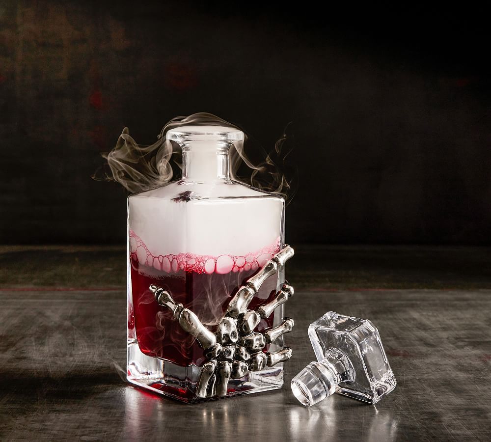 Skeleton Hand Liquor Decanter | Pottery Barn (US)