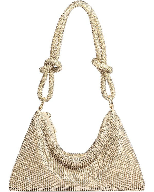 Rhinestone Purse for Women Evening Bag Glitter Sparkly Mini Handbags | Amazon (US)