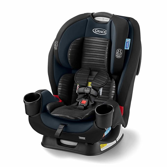 Graco TriRide 3-in-1 Reclining Car Seat, Clybourne - Rear & Forward Facing Car Seat, Highback Boo... | Amazon (US)