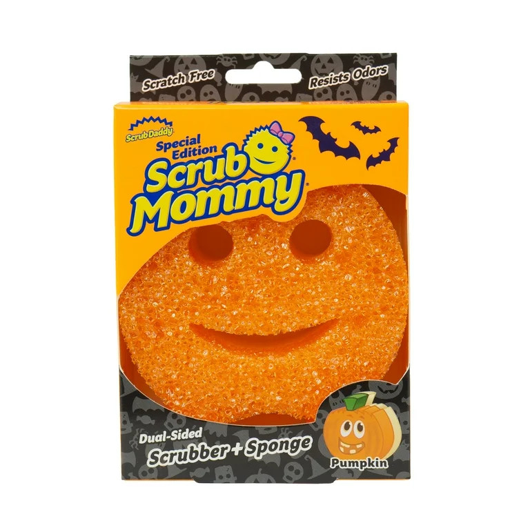 Scrub Daddy Scrub Mommy Halloween Pumpkin Non-Scratch Cleaning Sponge | Walmart (US)