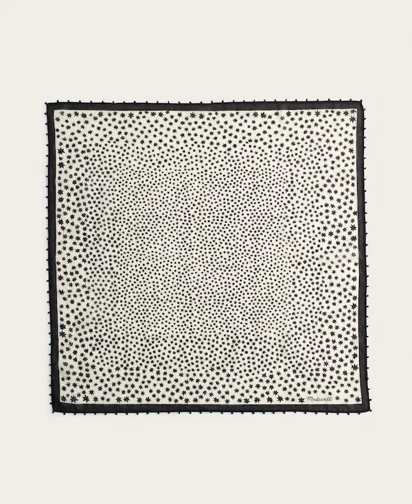 Beaded Bandana in Cotton Blend | Madewell