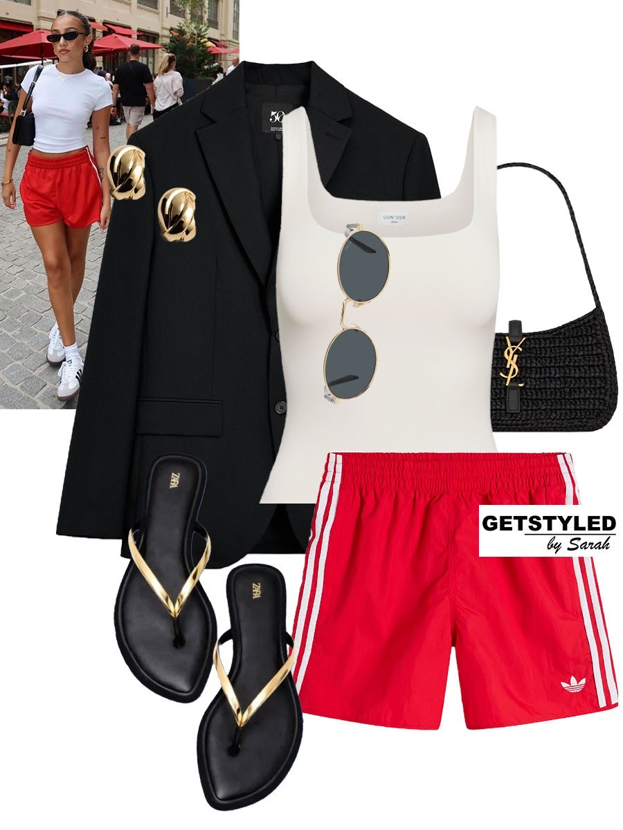A pop of red ❤️

#adidas #shorts #adidasshorts #sandals #zara #summer

#LTKsummer #LTKstyletip #LTKshoes