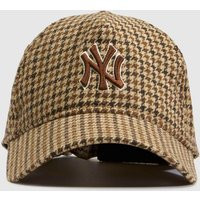 New Era Beige Multi Check 9TWETNTY Cap | Schuh