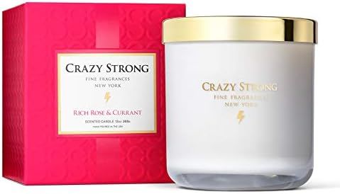 Crazy Strong Rich Rose & Currant 13 oz. 2-Wick Candle | Amazon (US)