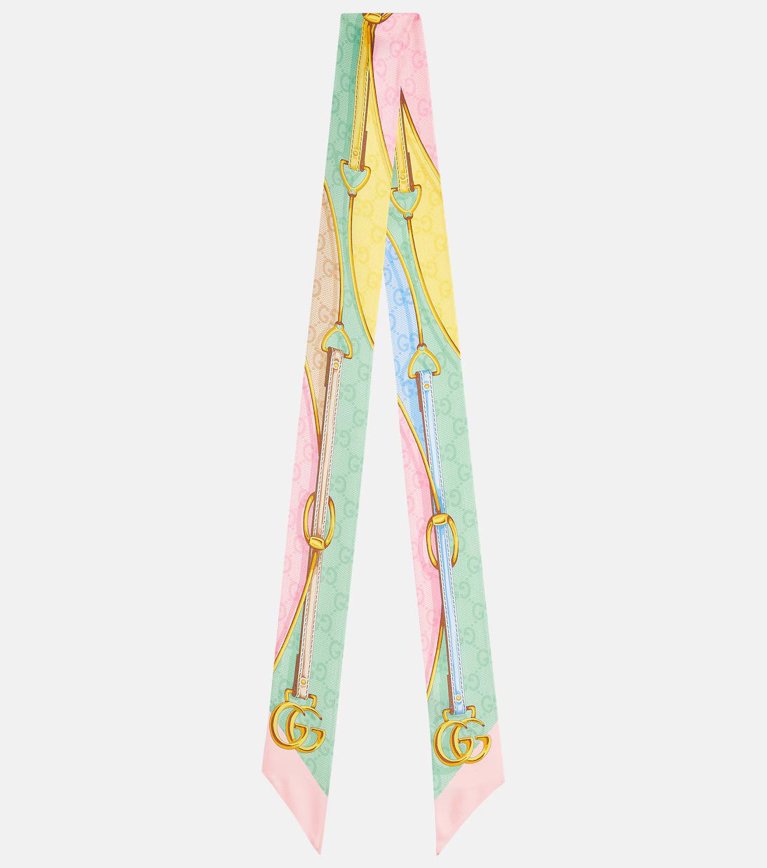 GG printed silk scarf | Mytheresa (US/CA)