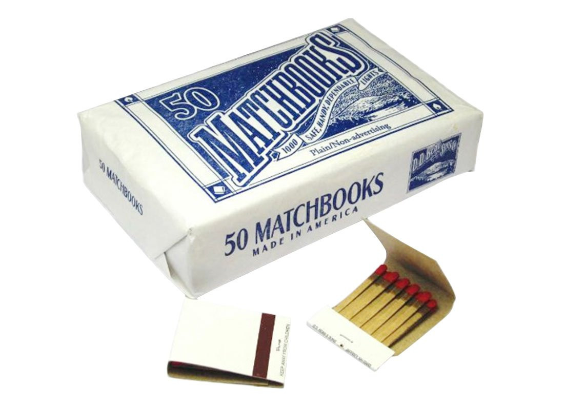D.D. Bean & Sons 50 Plain White Matches Matchbooks for Wedding Birthday Wholesale Made in America | Amazon (US)