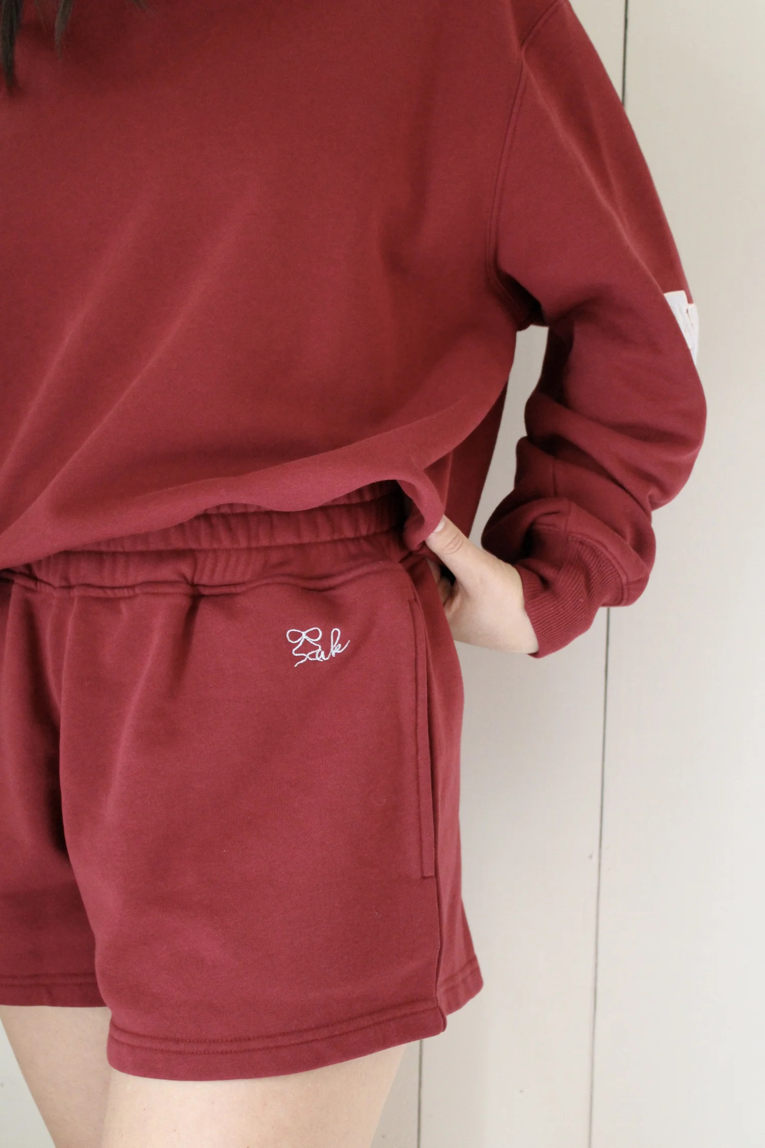 The Wake + Go Shorts - Garnet — Anna Katherine | Anna Katherine