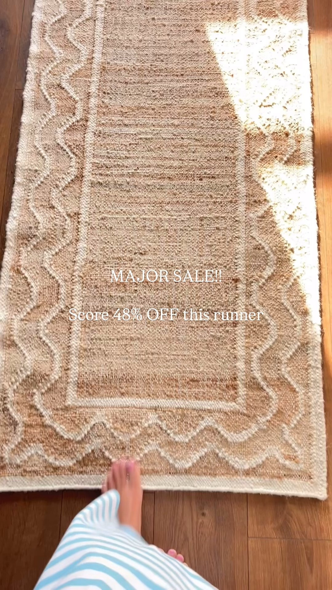 Wow!! 🚨Major sale alert🚨 on this best selling scalloped border jute runner!! I found it for 48% OFF!! 👏🏻👏🏻👏🏻

#LTKSaleAlert #LTKHome
