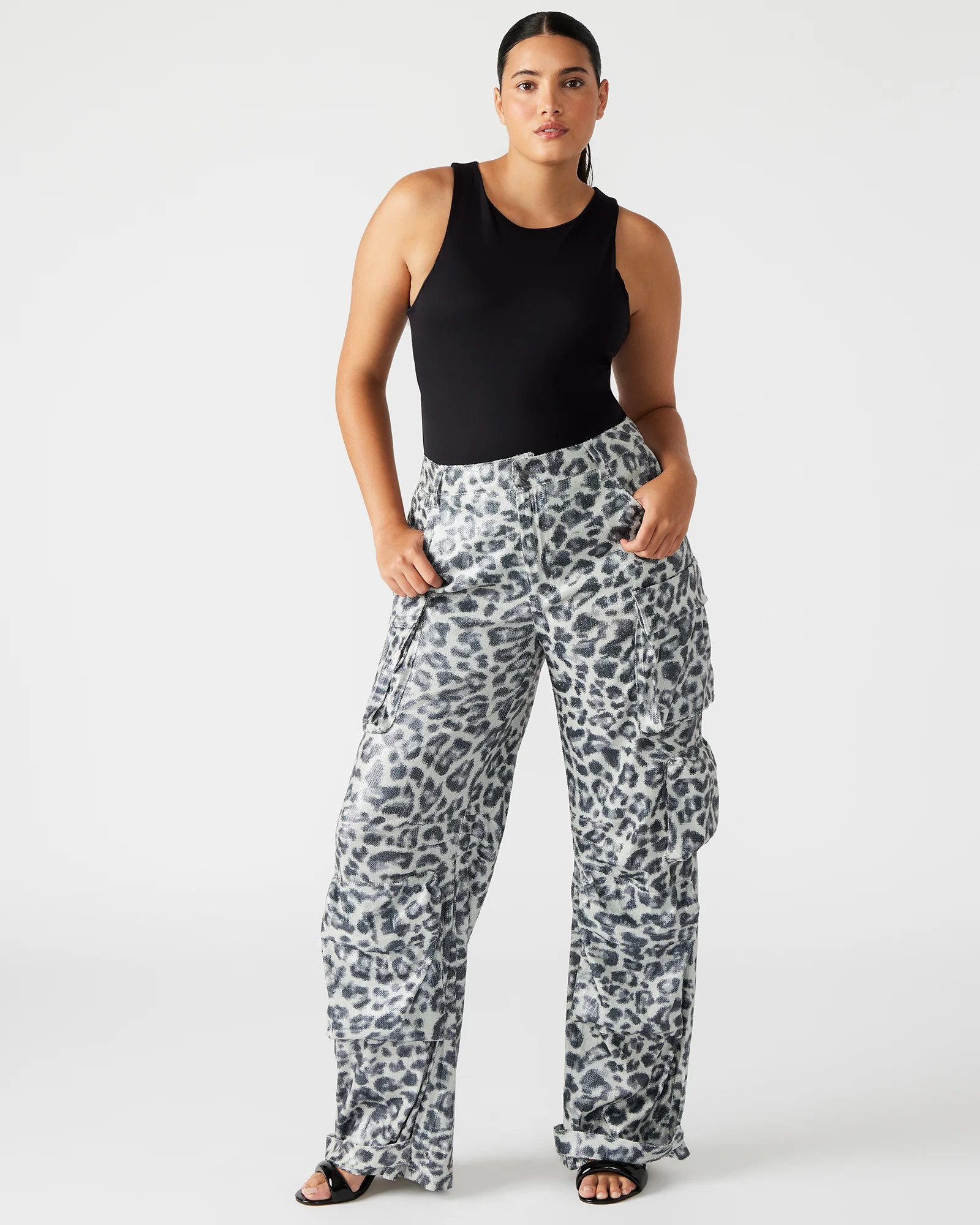 DUO SEQUIN PANT LEOPARD | Steve Madden (US)