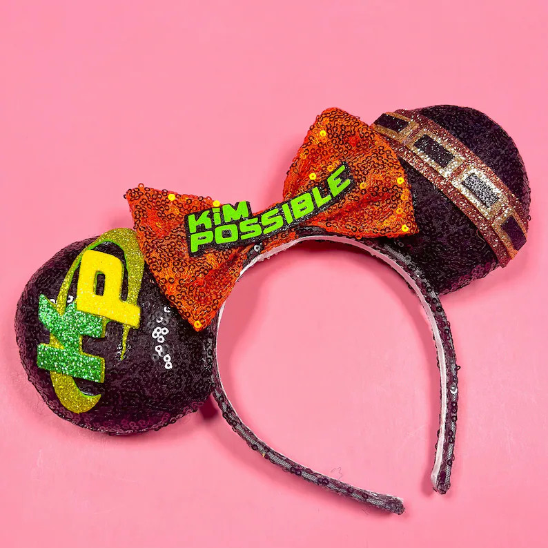 Kim Possible Y2K DISNEY Channel Inspired Mouse Ears - Etsy | Etsy (US)