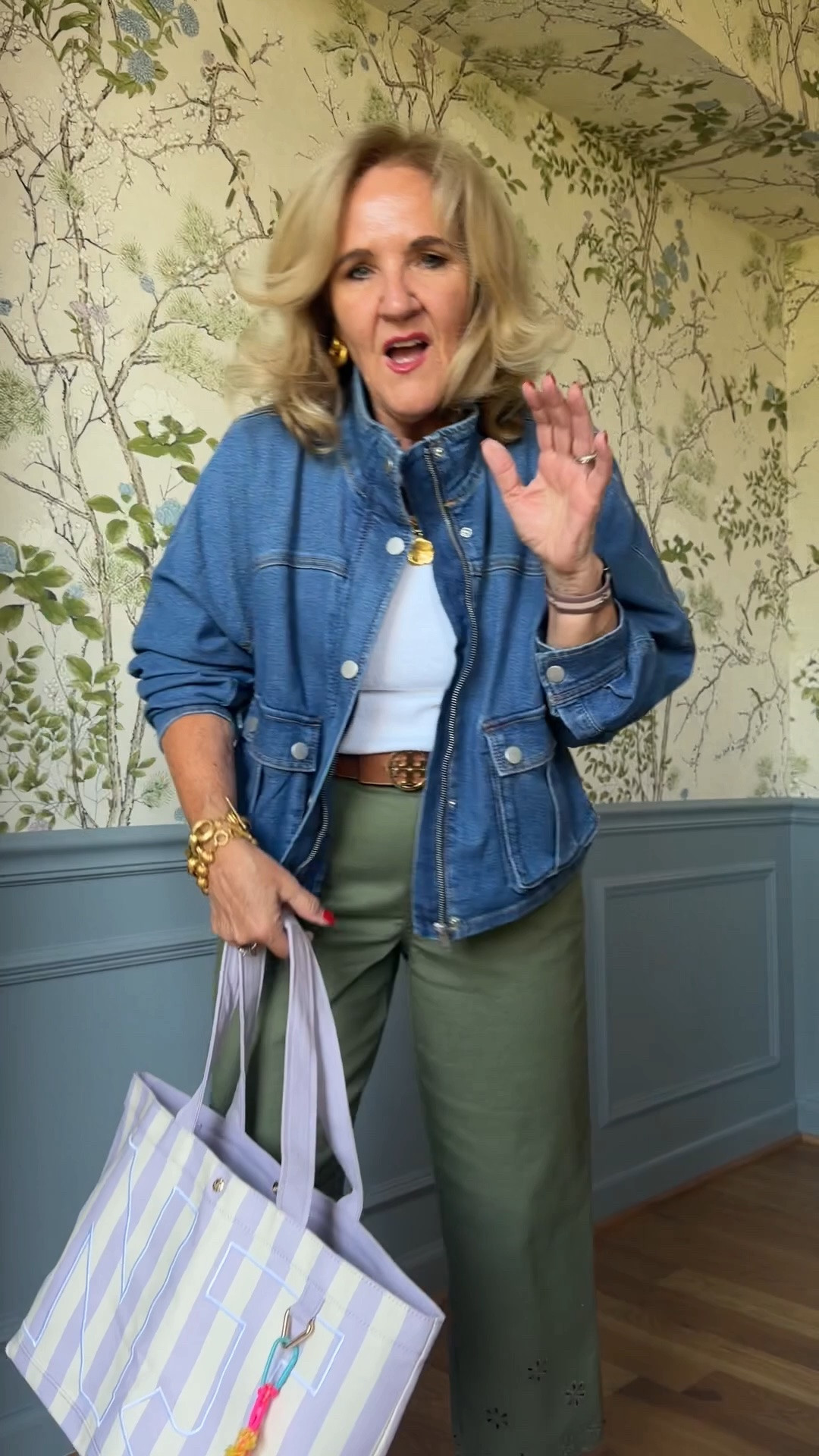 Easy late summer look. 
Jean jacket size med petite 
Also linking a more structured denim jacket from Tuckernuck 
Jeans 8 petite on major sale

#LTKSaleAlert #LTKOver40 #LTKootd