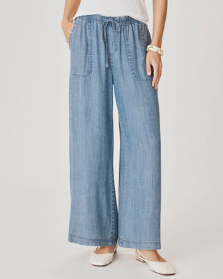 Angie Indigo Palazzo Pant | Splendid
