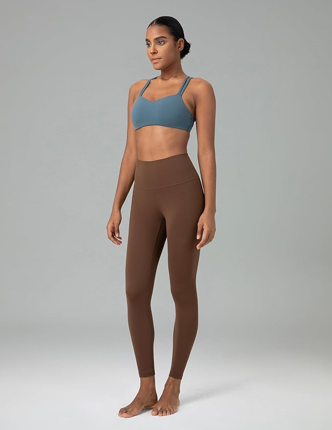 Colorfulkoala Women's Dreamlux High Waisted Workout Leggings 25" / 28" Inseam Yoga Pants | Amazon (US)