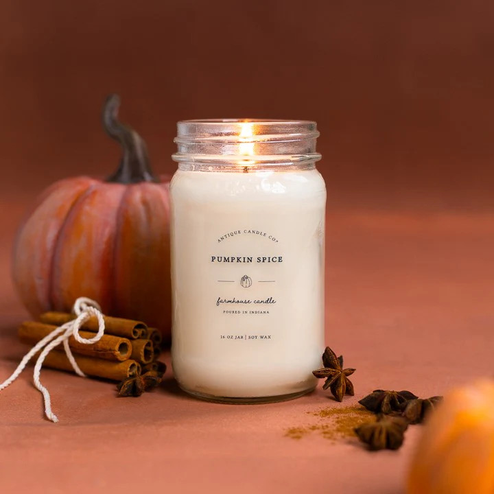 Pumpkin Spice 16 oz candle | Antique Candle Co.