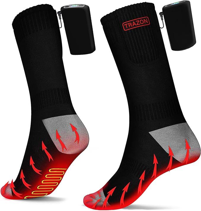 Heated Socks for Men and Women Rechargeable - Electric Battery Thermal Heated Socks for Hunting F... | Amazon (US)