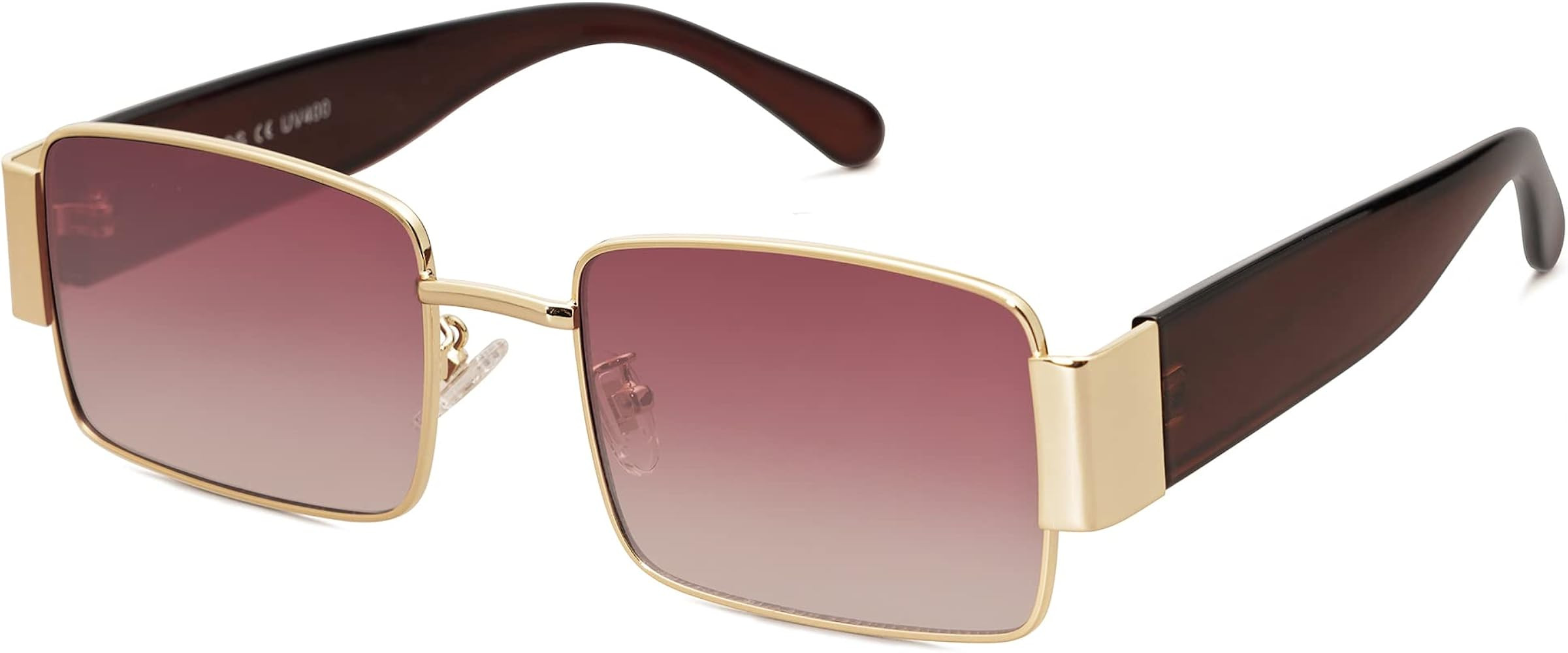 SOJOS Fashion Rectangle Sunglasses for Women Men Retro Vintage Narrow Sun Glasses SJ1162 | Amazon (US)