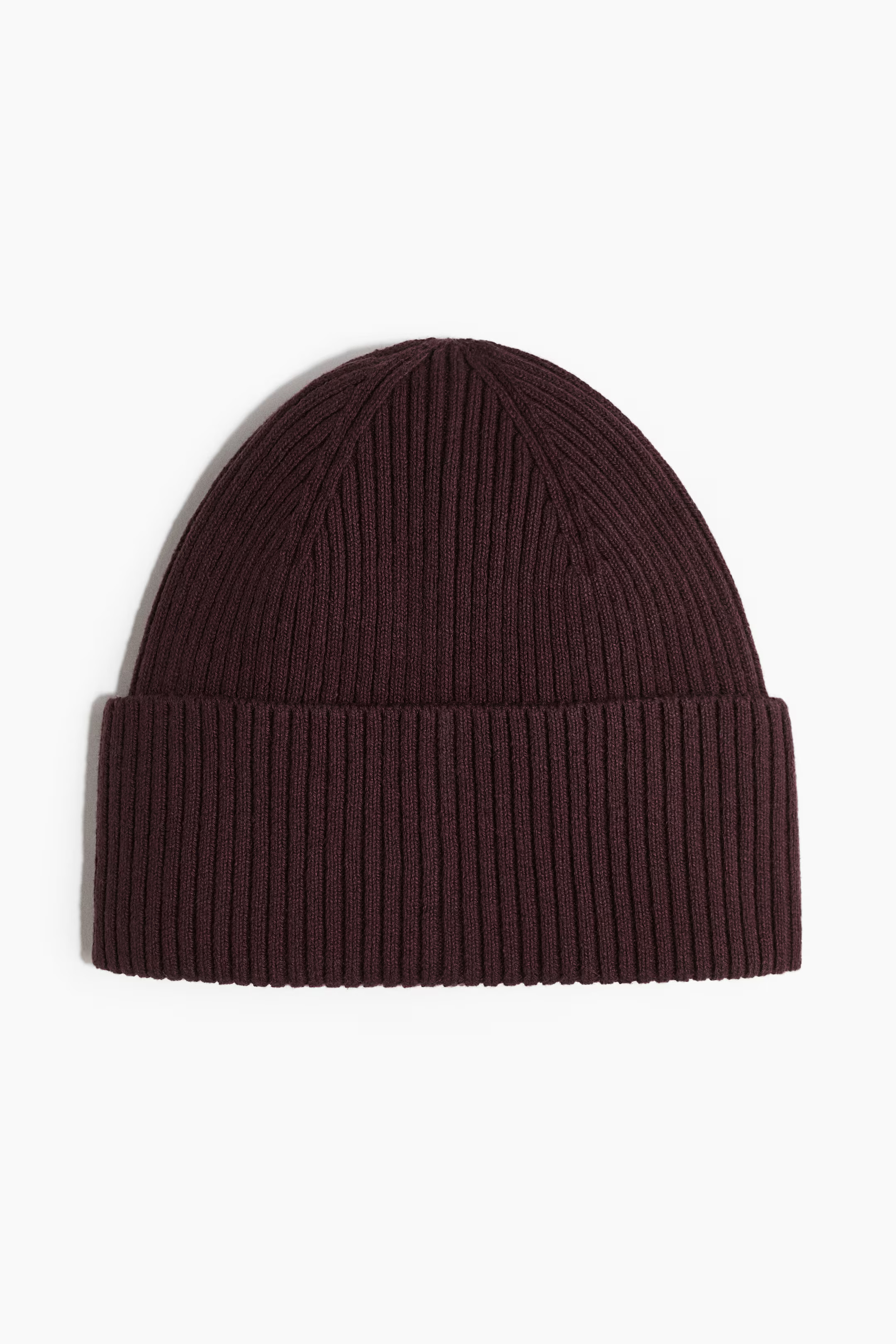 Men’s Dark plum purple Rib-Knit Hat | H&M CA | H&M (US + CA)