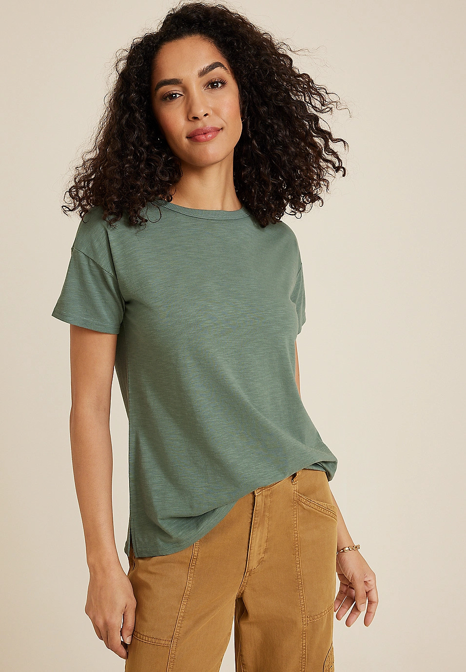 24/7 Dawson Crew Neck Tee | Maurices