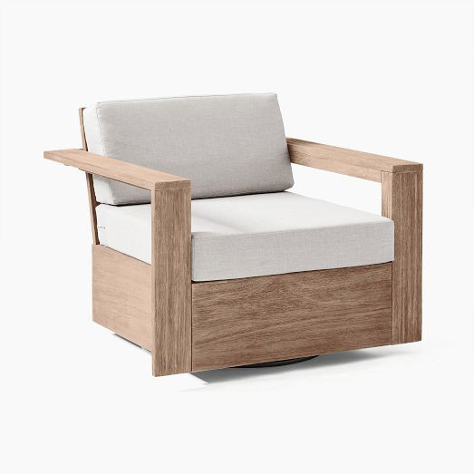 Portside Outdoor Swivel Chair | West Elm (US)
