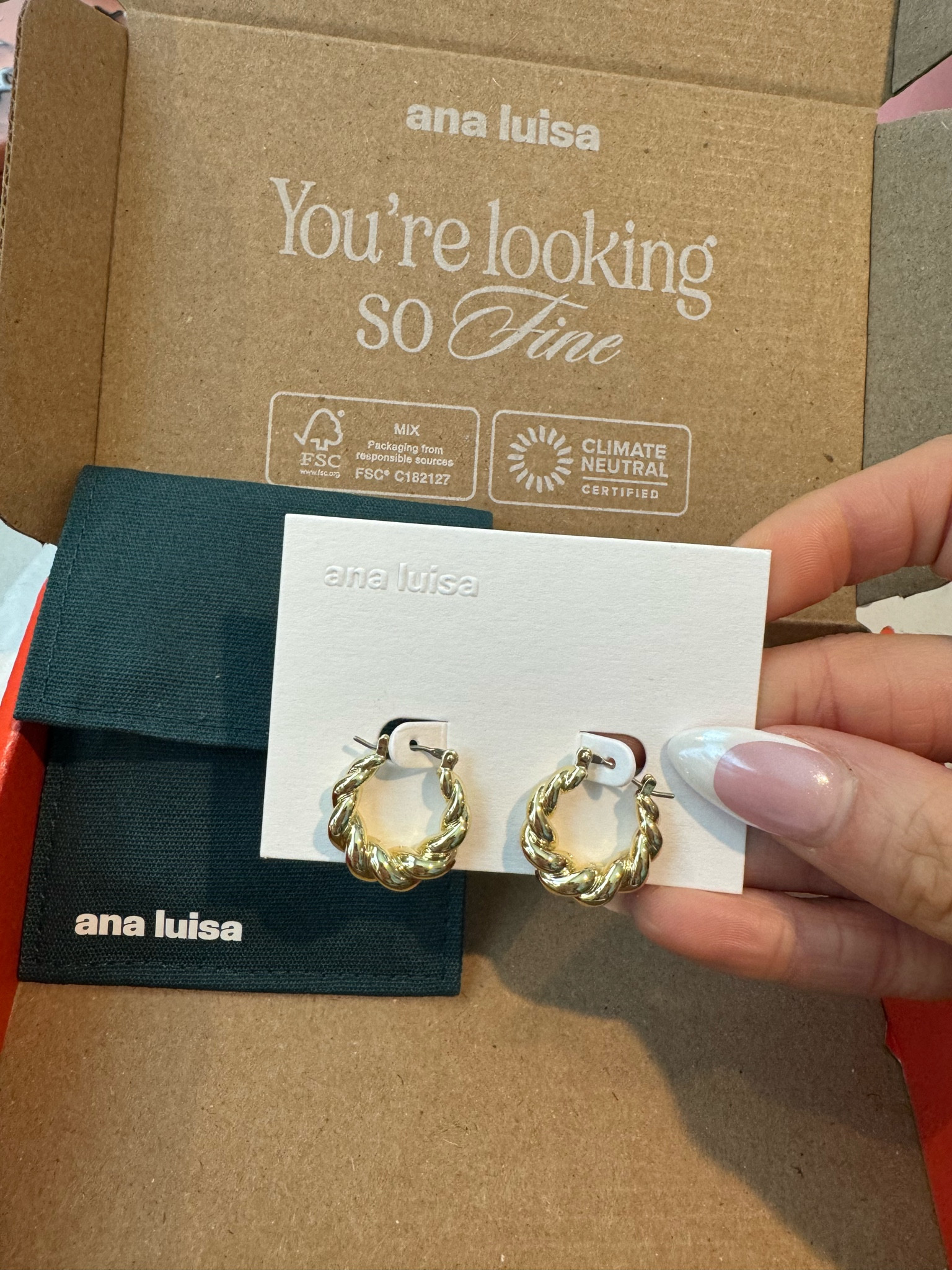 Ana Luisa twist earrings!! 

#LTKsalealert #LTKfindsunder50 #LTKstyletip