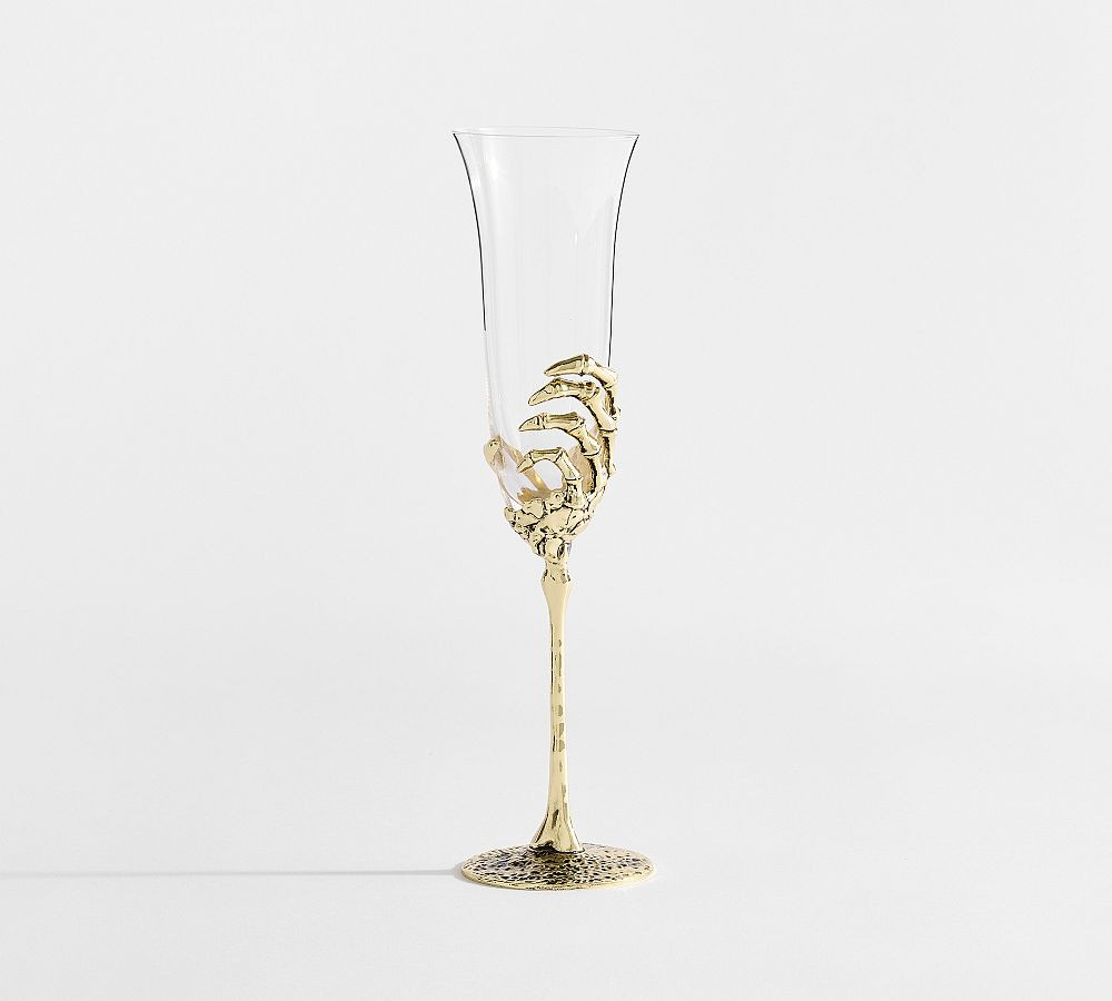 Skeleton Champagne Glasses | Pottery Barn (US)