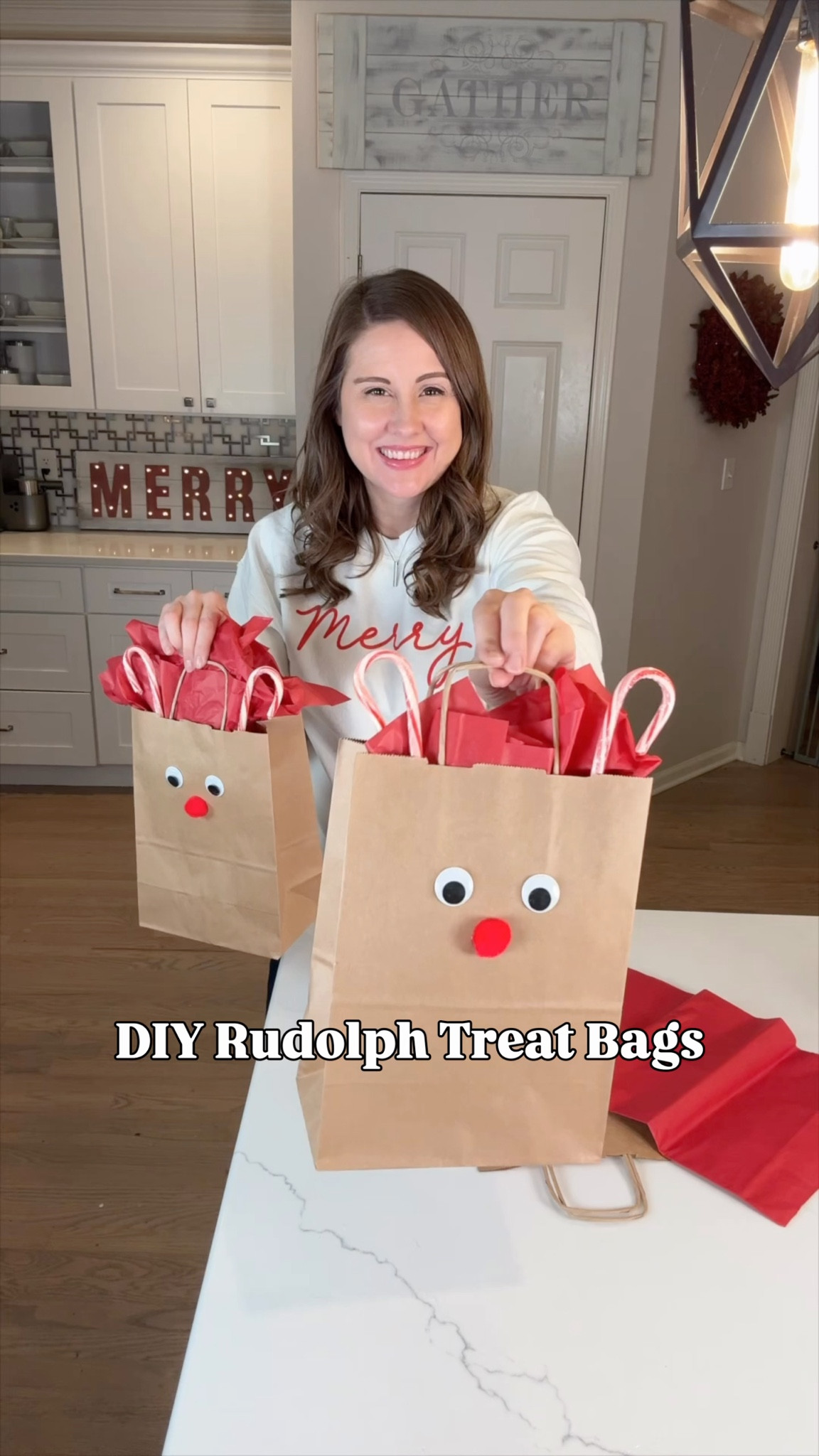 ✨ DIY Rudolph Gift Bags that steal the show! 🦌🎁 Turn simple Kraft bags into the sweetest holiday surprises with big googly eyes, a pom-pom nose, and candy-cane antlers. Fill them with treats, tiny gifts, or party favors—and don’t forget the pop of red tissue for the full festive moment! ❤️🎄

Cute, quick, and guaranteed to spread cheer. Save this idea for your next holiday craft day! ✂️✨

#DIYHoliday #RudolphGiftBags #FestiveFun #HolidayCrafts #HolidayGifting #LTKFamily

#LTKHoliday #LTKGiftGuide #LTKSeasonal