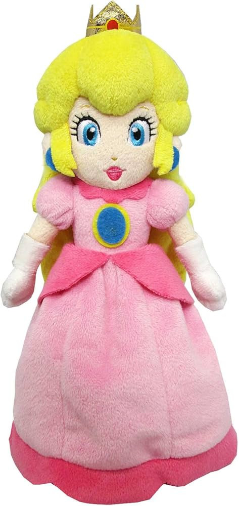 Sanei Super Mario All Star Collection - AC05 - 10" Princess Peach Small Plush,Pink | Amazon (US)