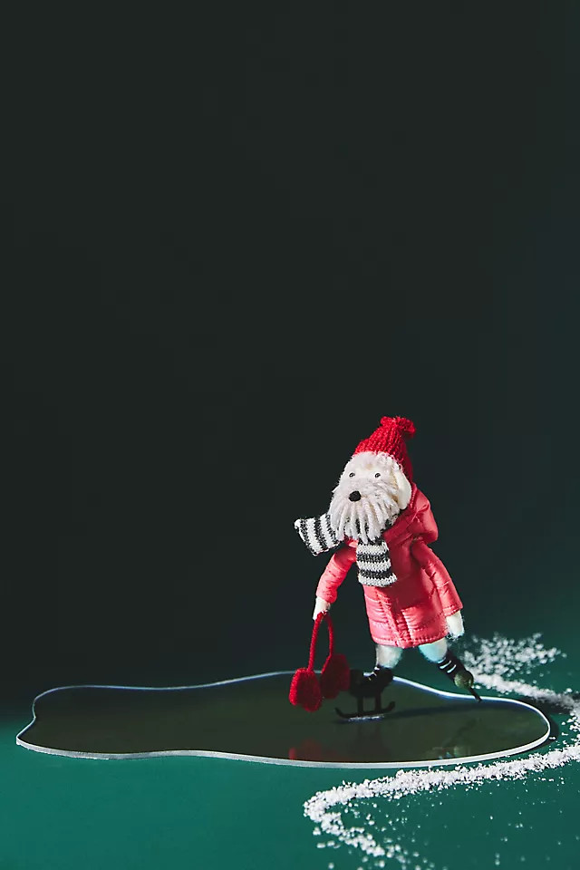Ice Skating Dog Ornament | Anthropologie (US)