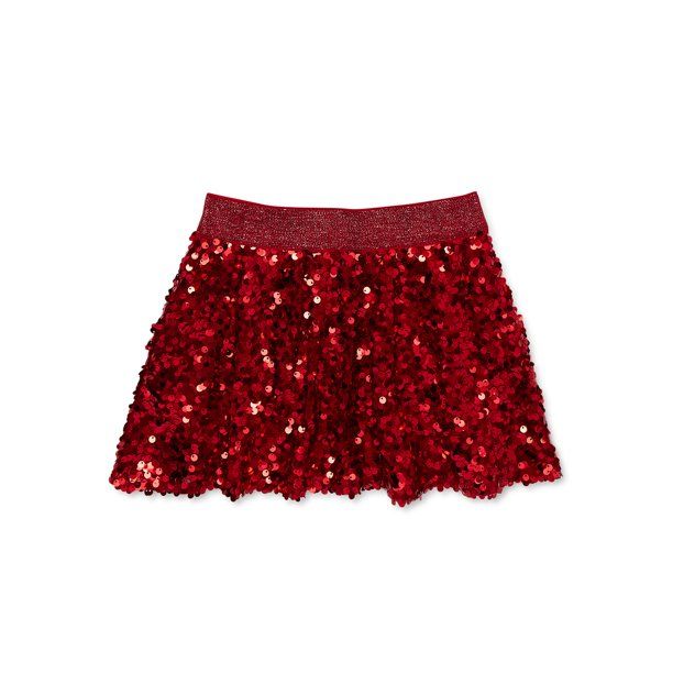 365 Kids from Garanimals Girls Sequin Skirt, Sizes 4-10 - Walmart.com | Walmart (US)