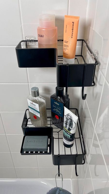 Mounted shelf shower storage, Amazon finds 

#LTKhome