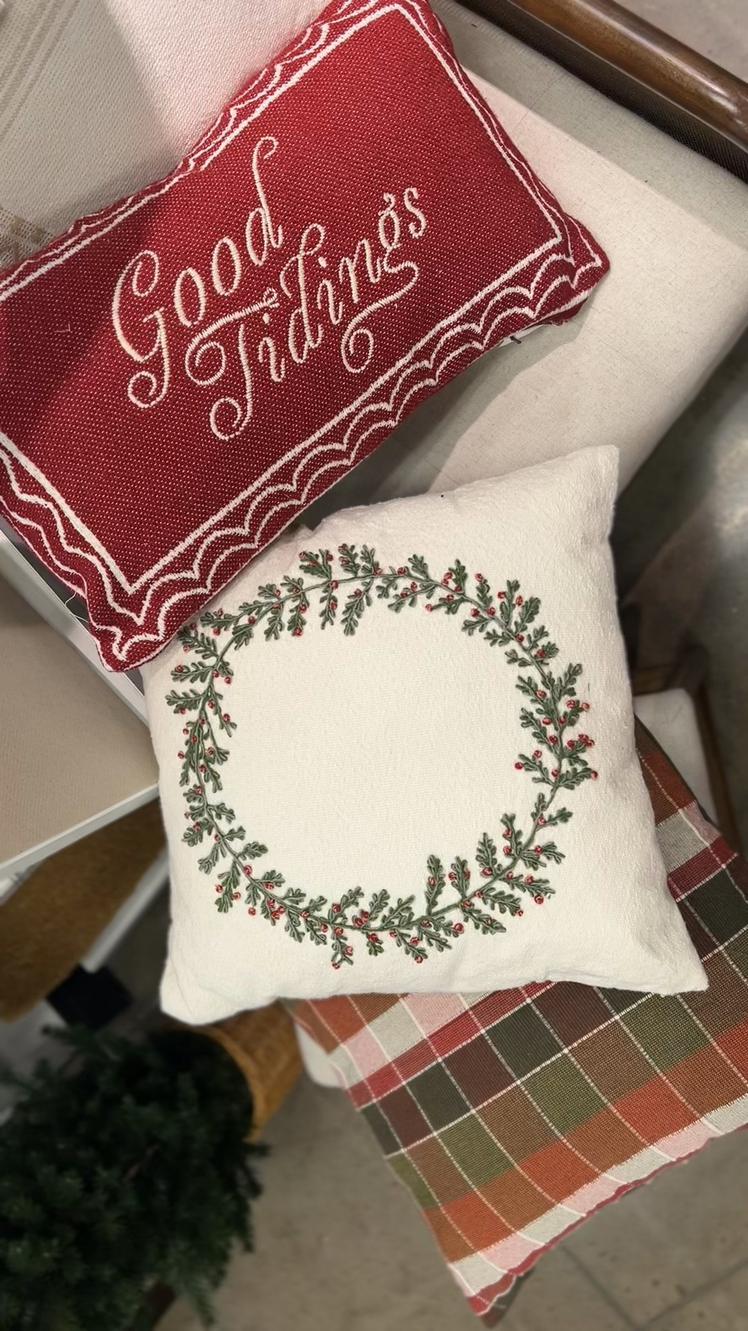 Christmas throw pillows / target holiday decor 🎄

#LTKSeasonal #LTKHoliday