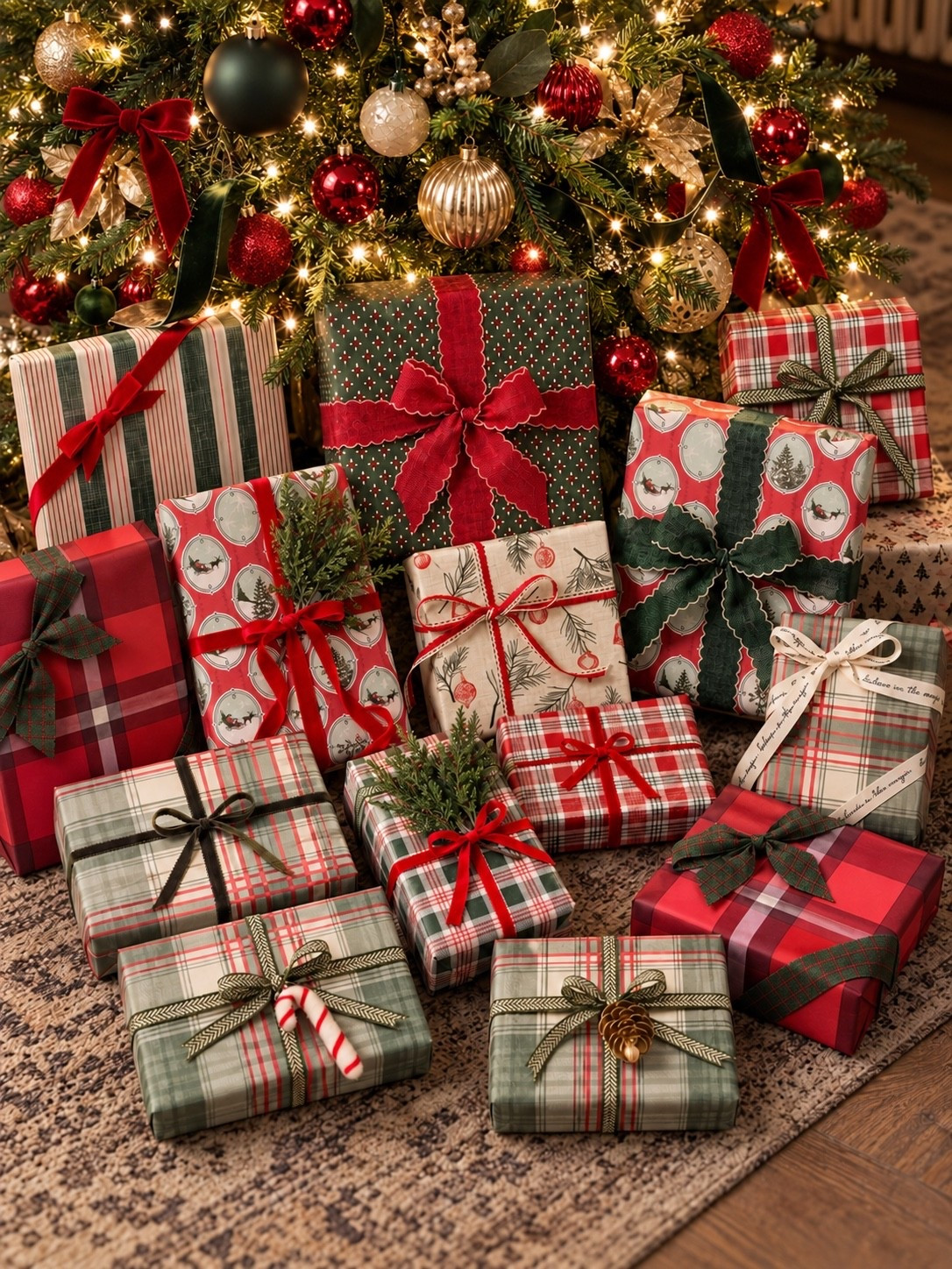 Target Christmas Gift Wrap Inspiration 🎁🎄

There’s something so beautiful about a tree filled with perfectly coordinated Christmas presents! This classic red, green, plaid, and vintage-inspired wrapping combination gives the whole room that warm, nostalgic Christmas feel before a single gift is opened.

Mixing different papers with velvet ribbon, patterned bows, greenery, and small decorative accents keeps everything coordinated without looking too matchy. These Target holiday wrapping finds are perfect for creating that collected, storybook Christmas look under the tree.

Follow @farmtotablecreations on Instagram for more cozy home finds and trending decor.

#LTKGiftGuide #TargetFinds #TargetStyle #TargetChristmas #ChristmasGiftWrap #HolidayGiftWrap #GiftWrappingIdeas #ChristmasWrapping #ChristmasGifts #HolidayInspo #TraditionalChristmas #ClassicChristmas #ChristmasTree #HolidayDecor #ChristmasInspiration

#LTKHome #LTKSeasonal