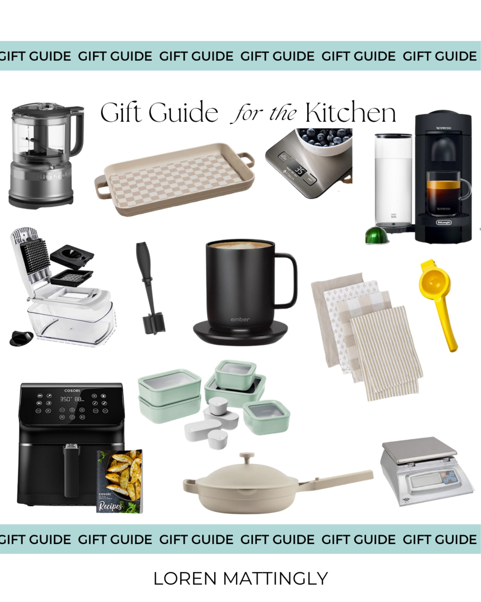 Gift Guide for the Kitchen - some of these are my must haves in the kitchen! 

#LTKHoliday #LTKGiftGuide #LTKunder100