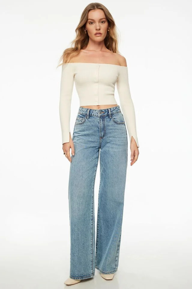 Alice Off Shoulder Cardigan | Dynamite Clothing