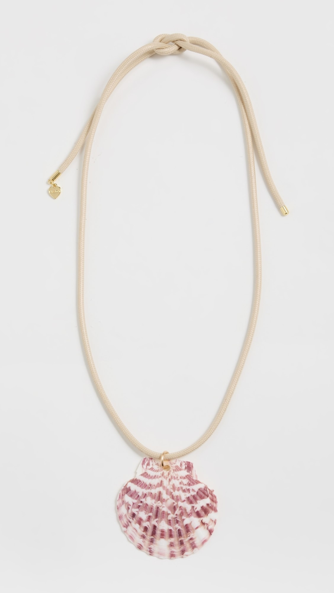 Striped Scallop Shell Cord Necklace | Shopbop