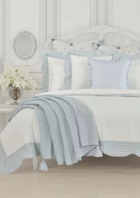 J. Queen Cottage Amherst Quilt, Blue | Belk