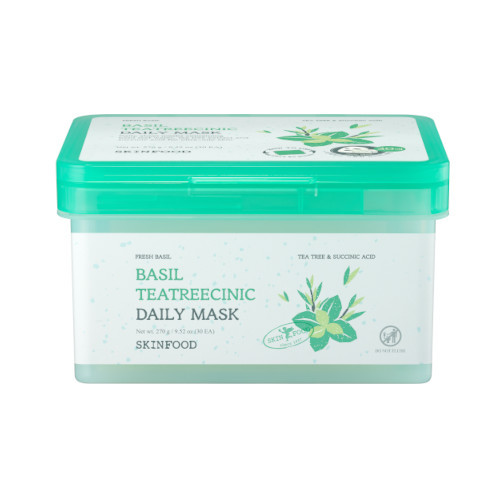 SKINFOOD - Basil Teatreecinic Daily Mask - 270g(30ea) | Stylevana