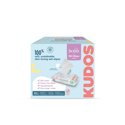 Kudos Wet Wipes - 180ct/3pk | Target