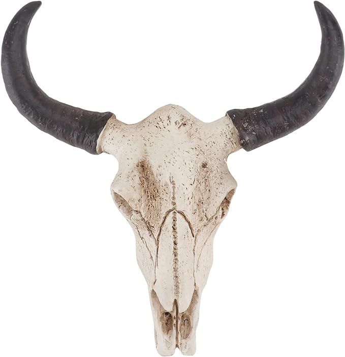 Animal Cow Longhorn Skull Decor Halloween Bull Skull Wall Hanging Bull Head Wall Decor Skull West... | Amazon (US)