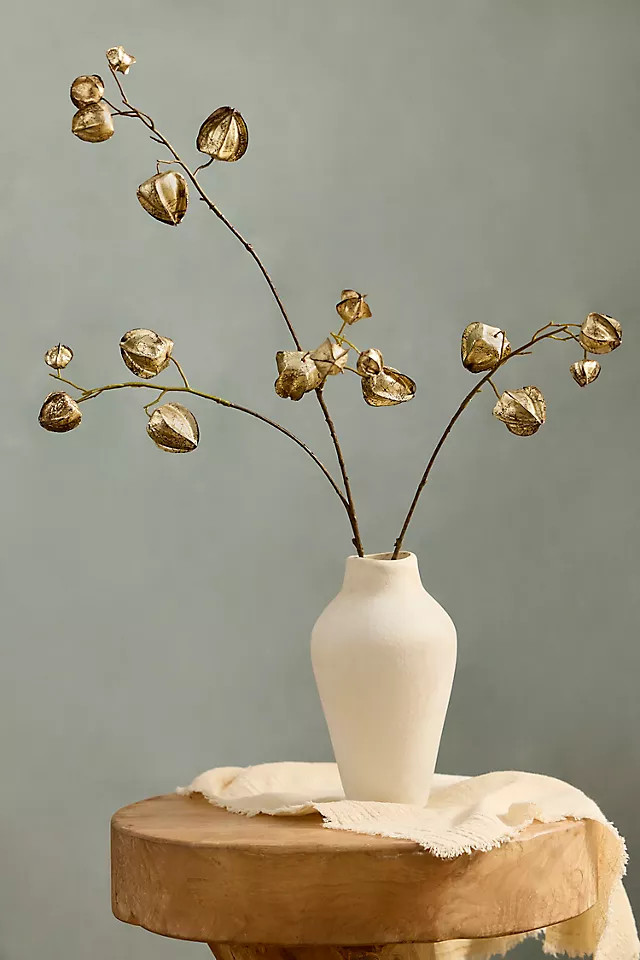 Faux Golden Physalis Spray | Anthropologie (US)